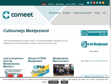 Tablet Screenshot of comeet.be